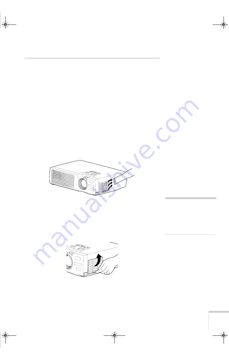 Epson EMP 720 User Manual Download Page 59