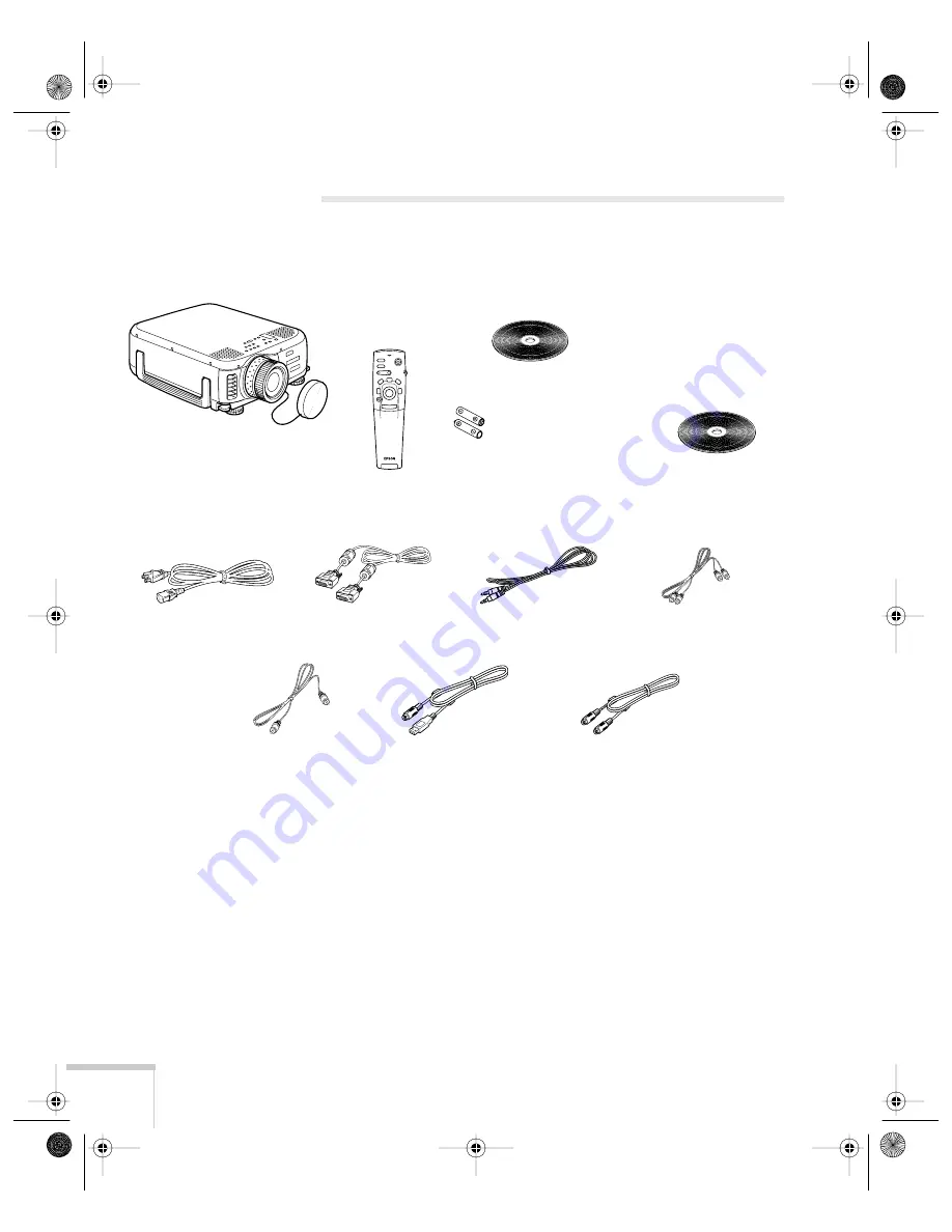 Epson EMP-7700 - XGA LCD Projector User Manual Download Page 12