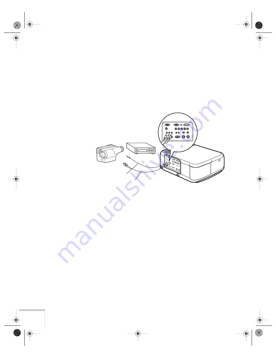 Epson EMP-7700 - XGA LCD Projector Скачать руководство пользователя страница 22