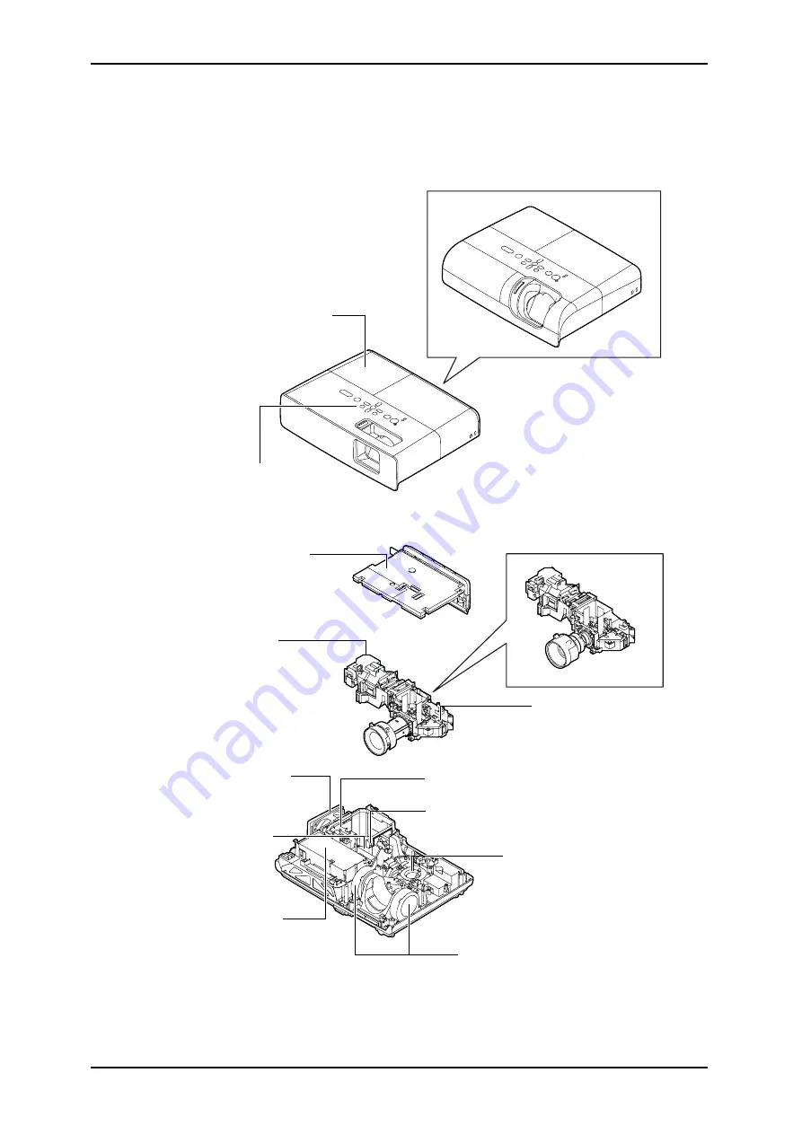 Epson EMP 822 Service Manual Download Page 21