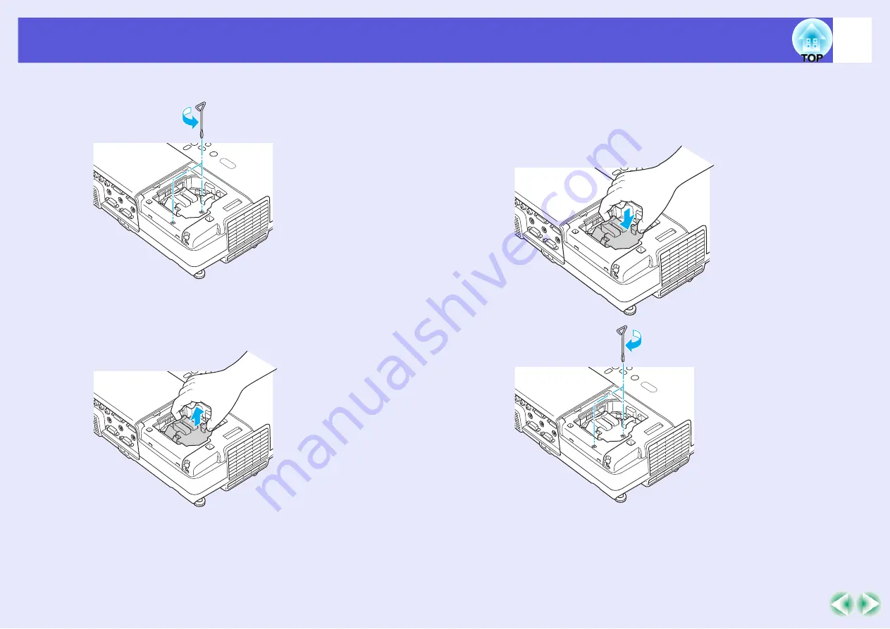 Epson EMP 822 User Manual Download Page 54