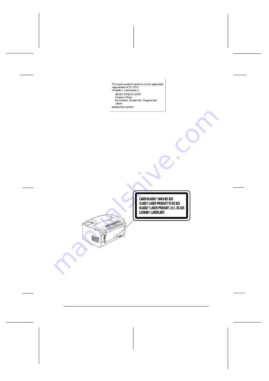 Epson EPL-5700 Reference Manual Download Page 20