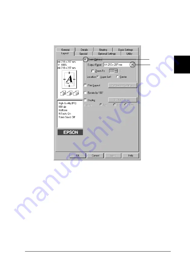 Epson EPL-N3000 Reference Manual Download Page 50