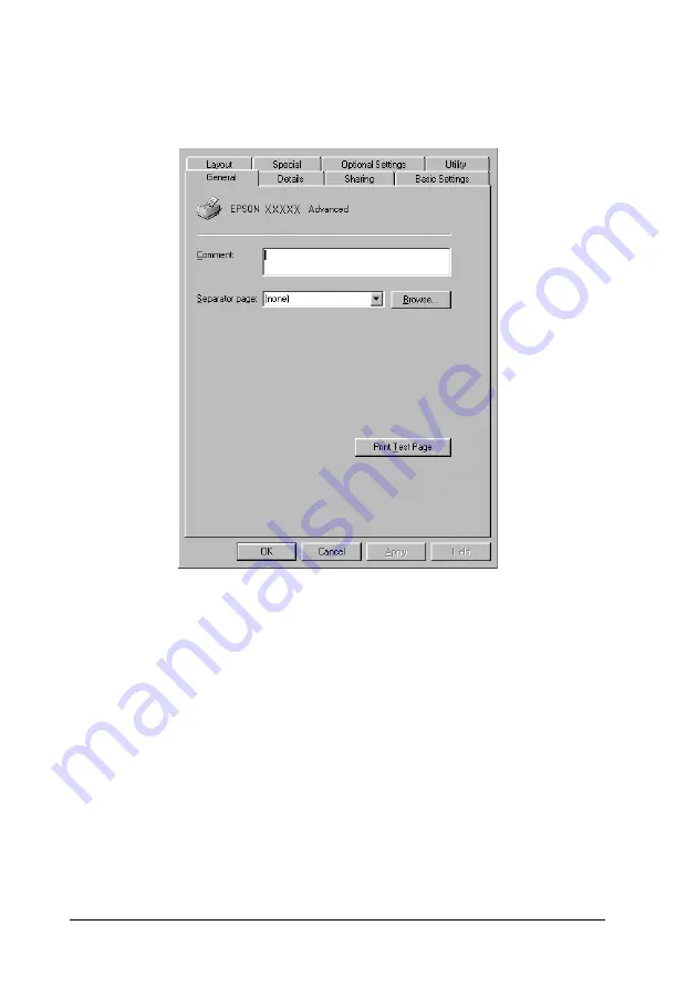 Epson EPL-N3000 Reference Manual Download Page 301