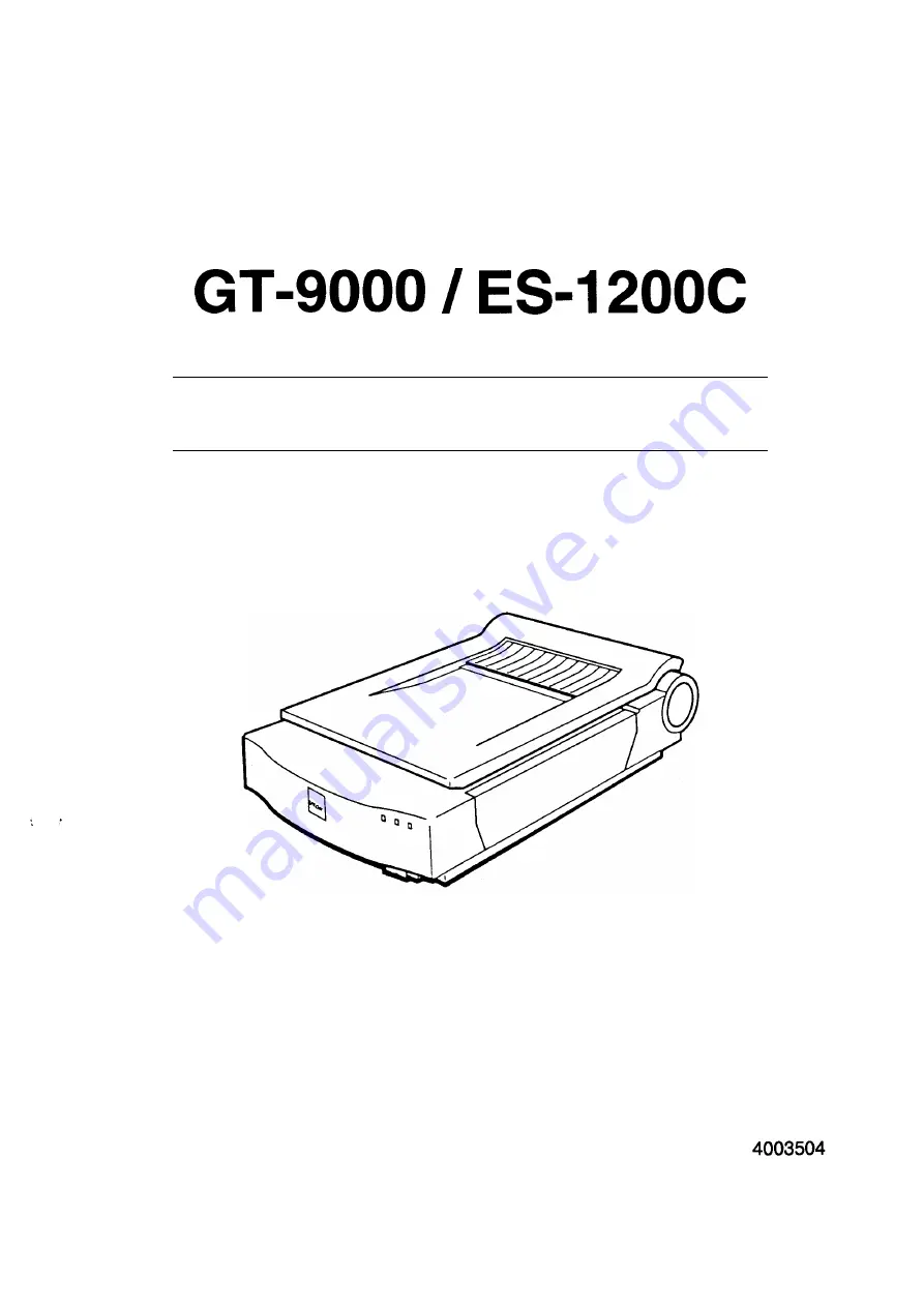 Epson ES-1200C Pro PC Service Manual Download Page 2