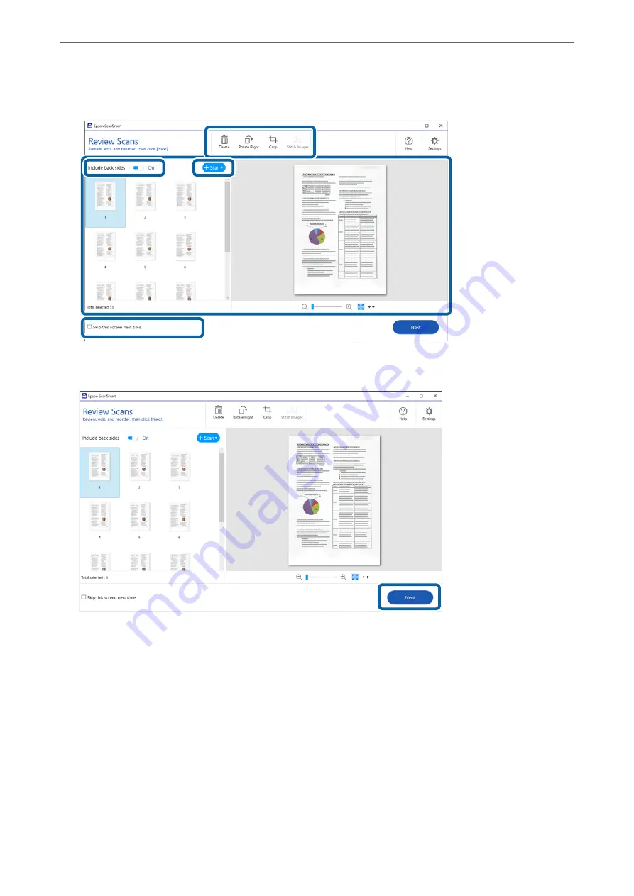 Epson ES-580W User Manual Download Page 122