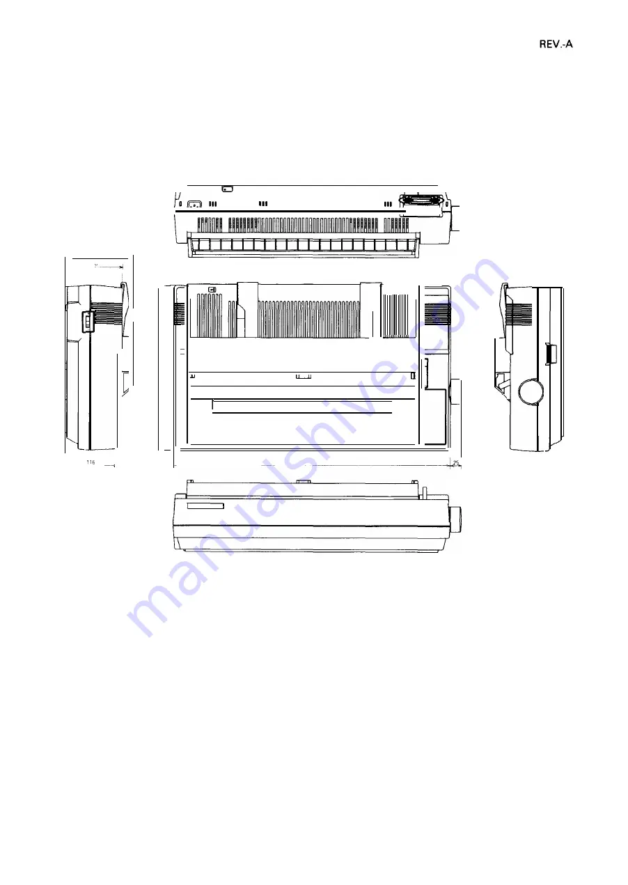 Epson FX-1050+ Technical Manual Download Page 223