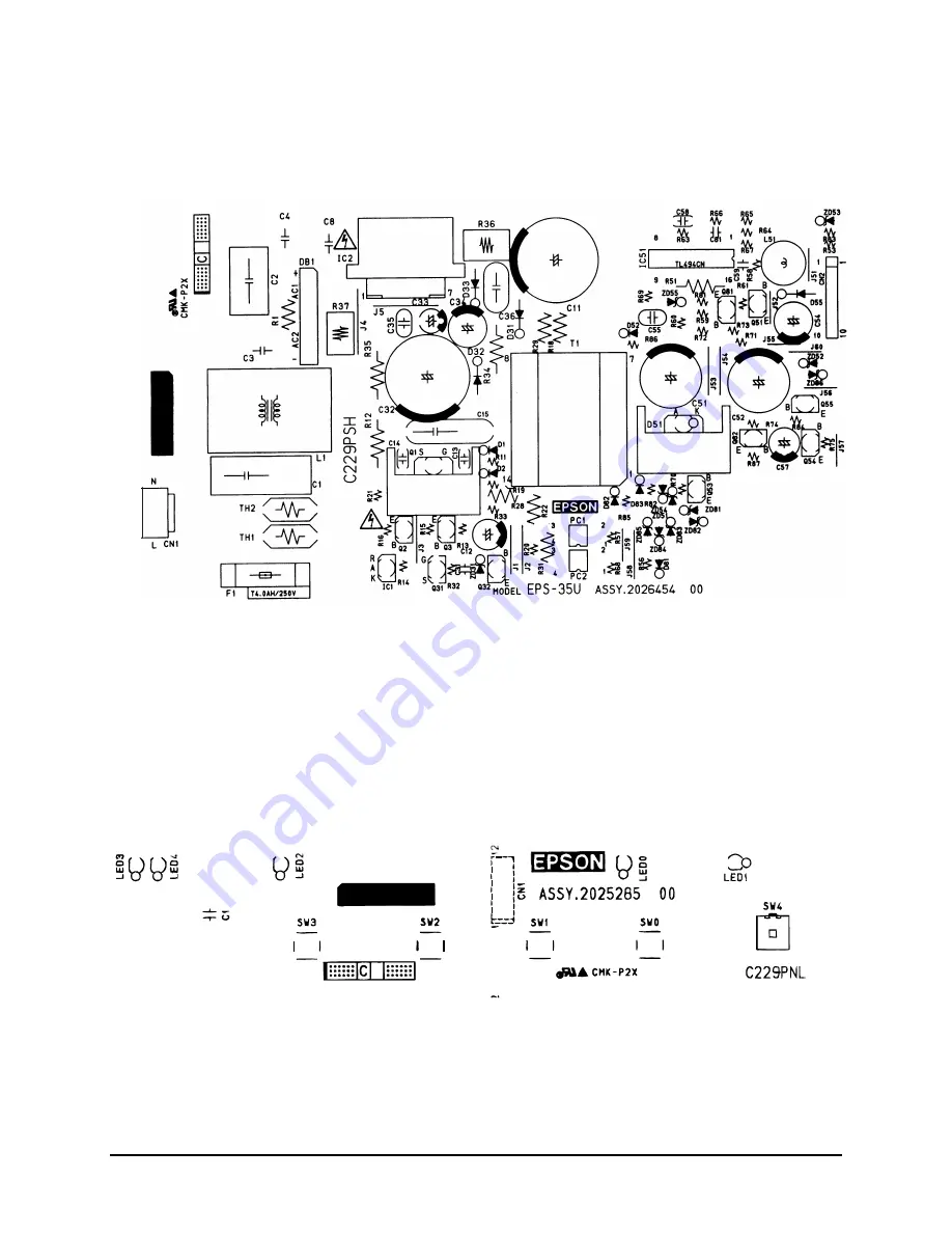 Epson FX-1180 - Impact Printer Service Manual Download Page 145