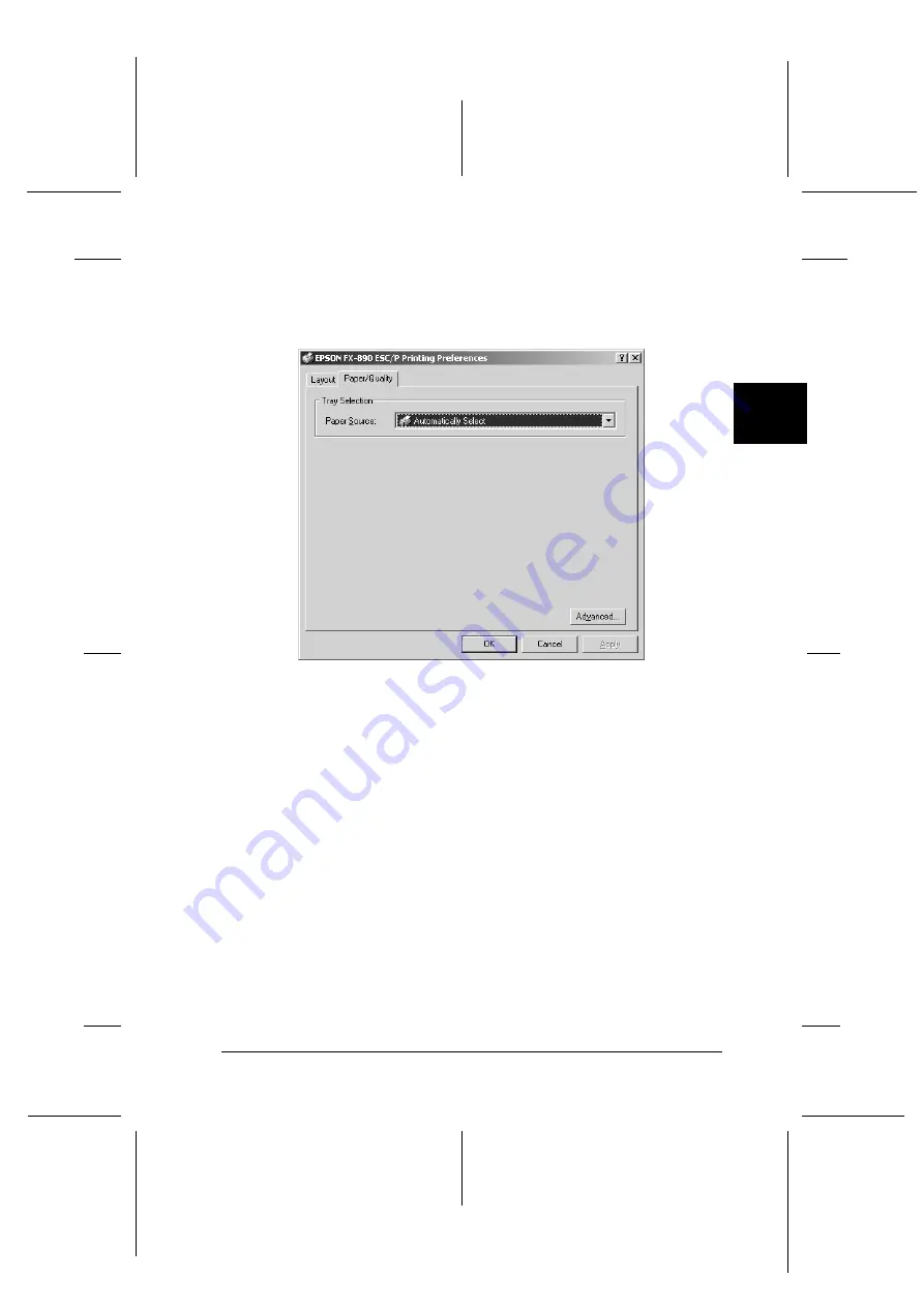 Epson FX 890 Reference Manual Download Page 81