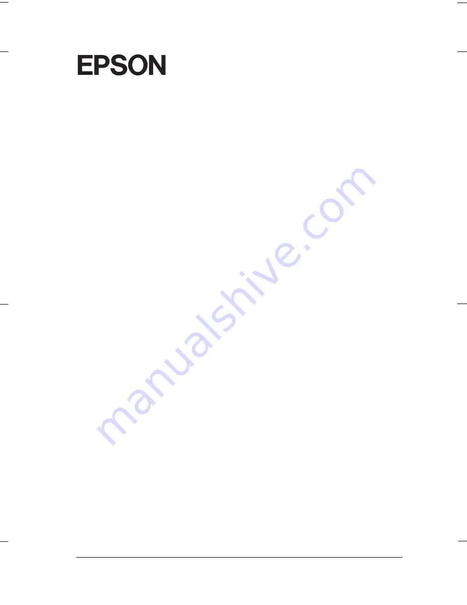 Epson G670B User Manual Download Page 3