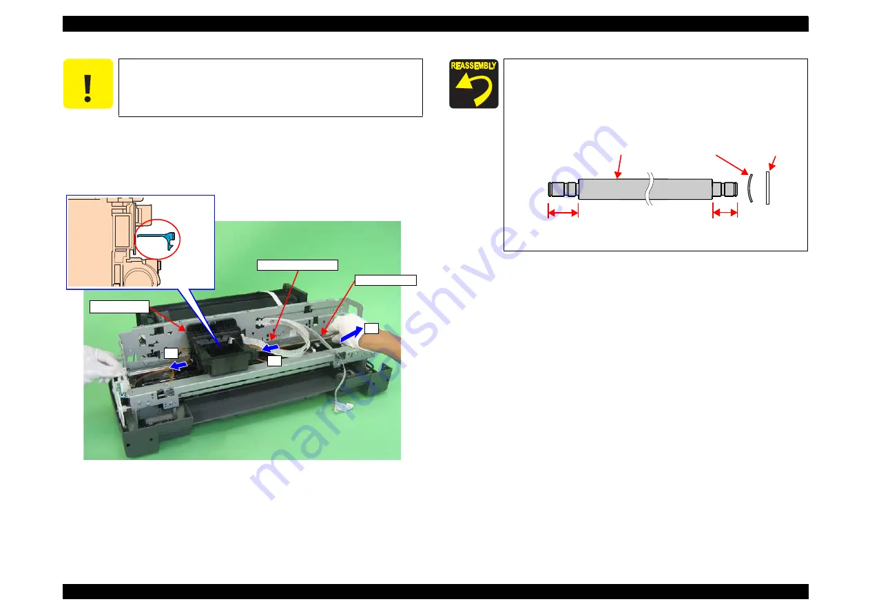 Epson L1800 Service Manual Download Page 73