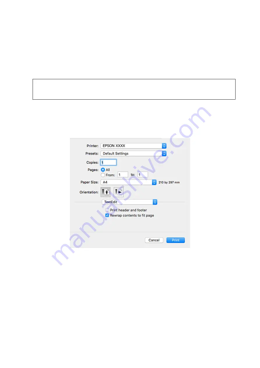 Epson L485 SERIES User Manual Download Page 49