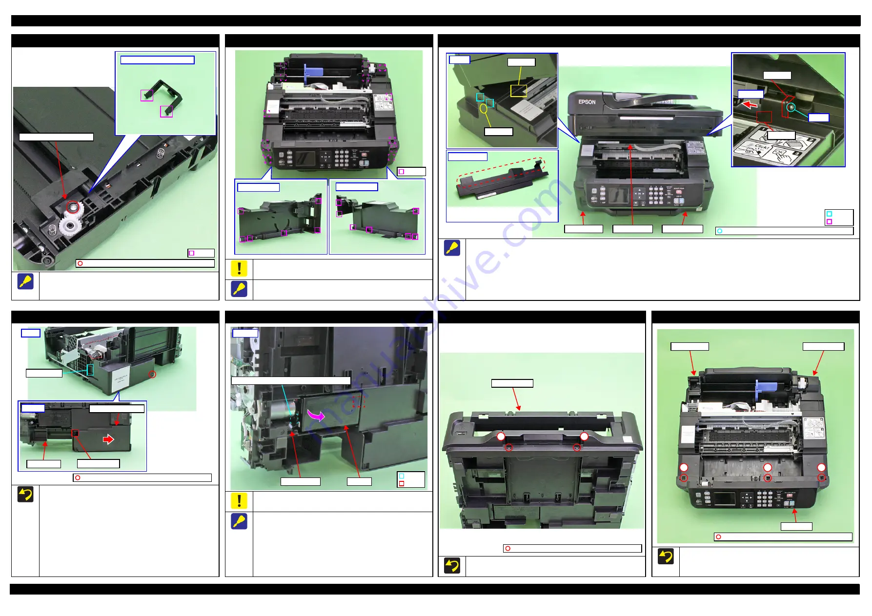 Epson L565 Service Manual Download Page 45