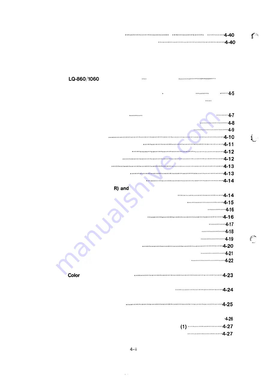 Epson LQ-1060 Technical Manual Download Page 141