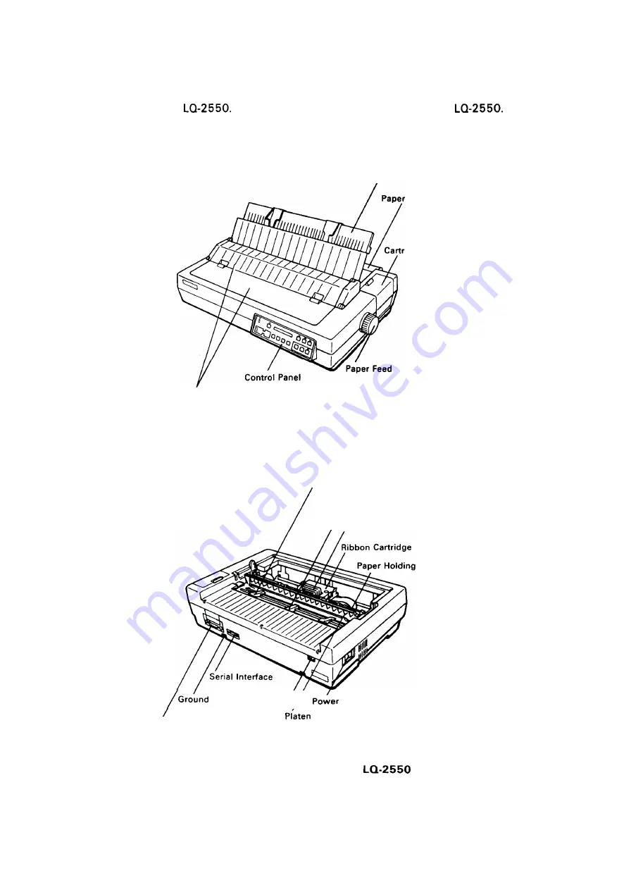 Epson LQ-2550 Technical Manual Download Page 163