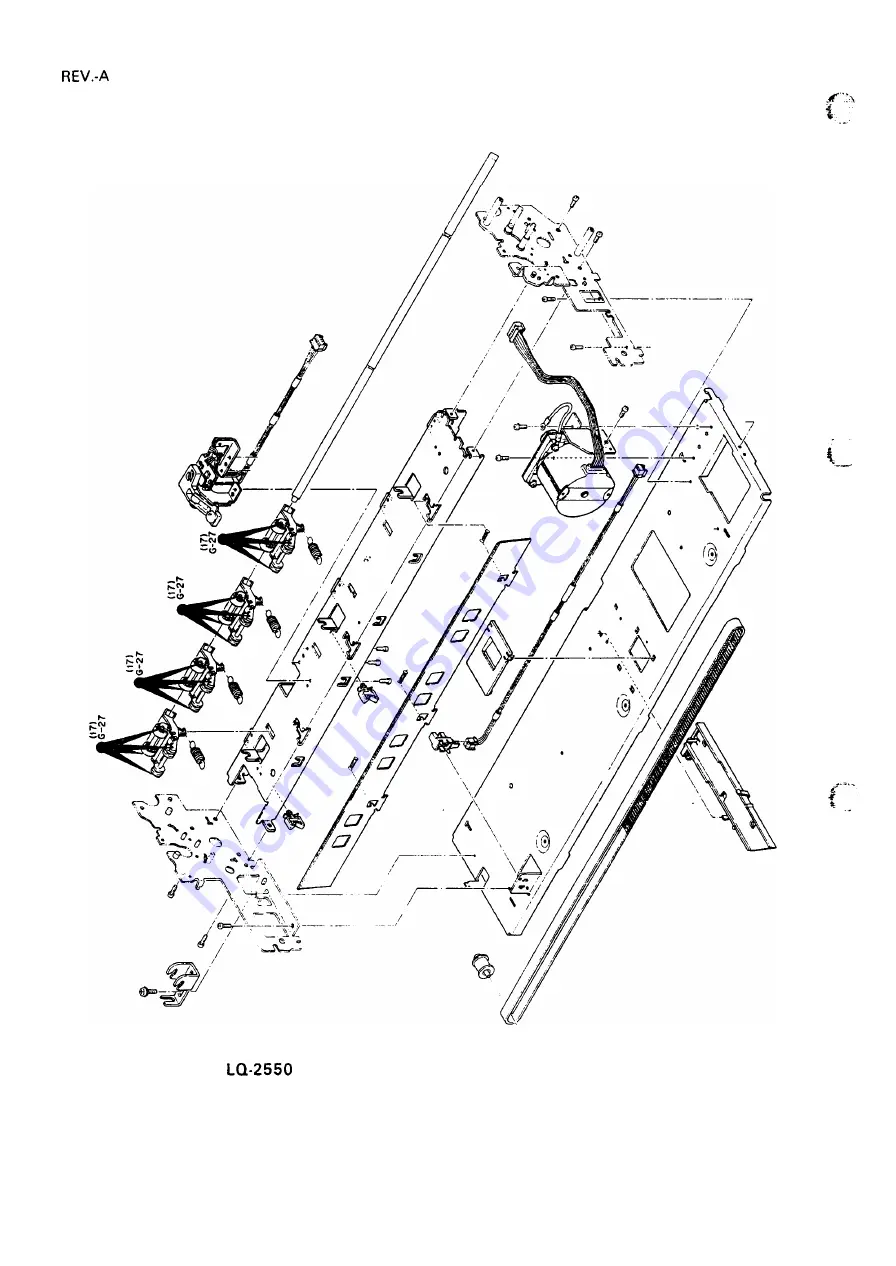 Epson LQ-2550 Technical Manual Download Page 241