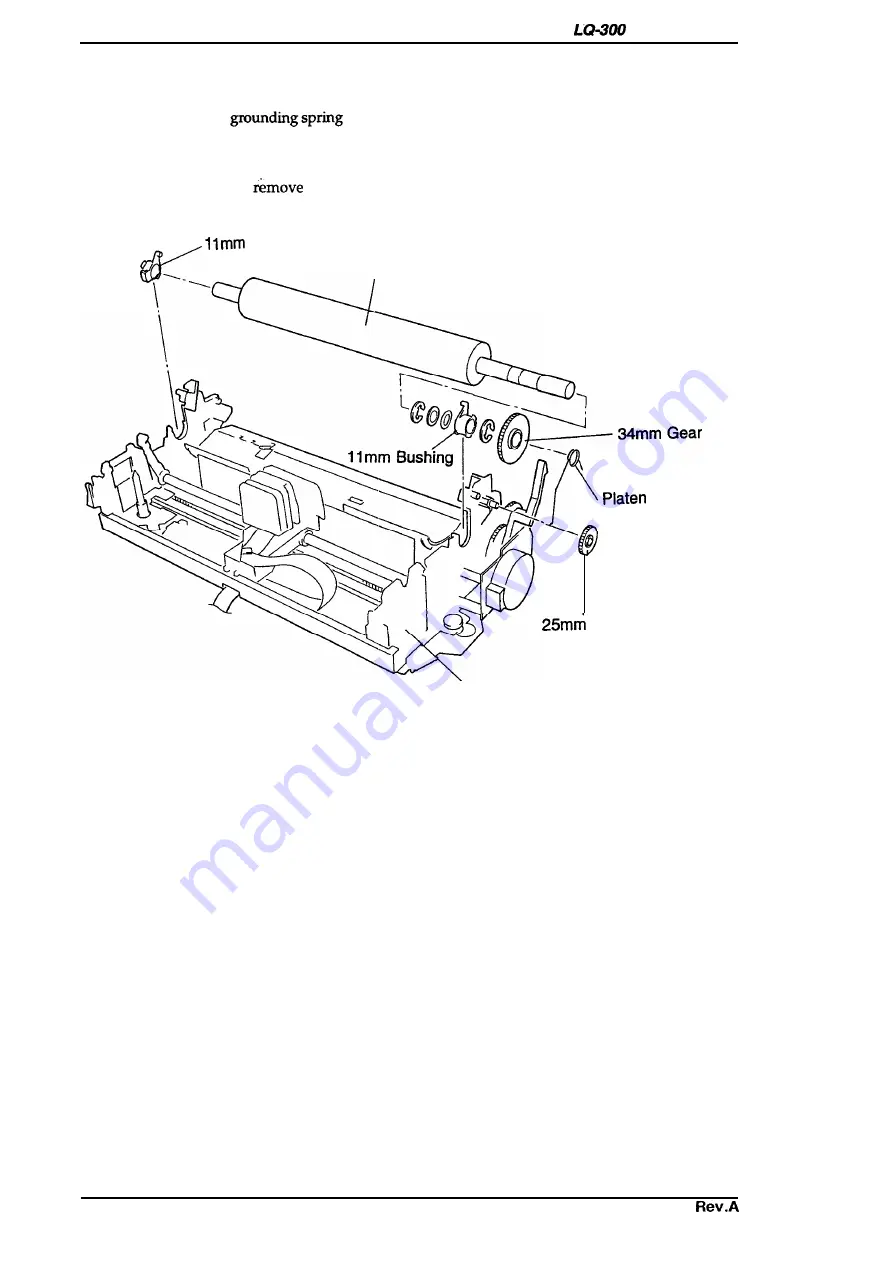 Epson LQ-300 - Impact Printer Service Manual Download Page 69