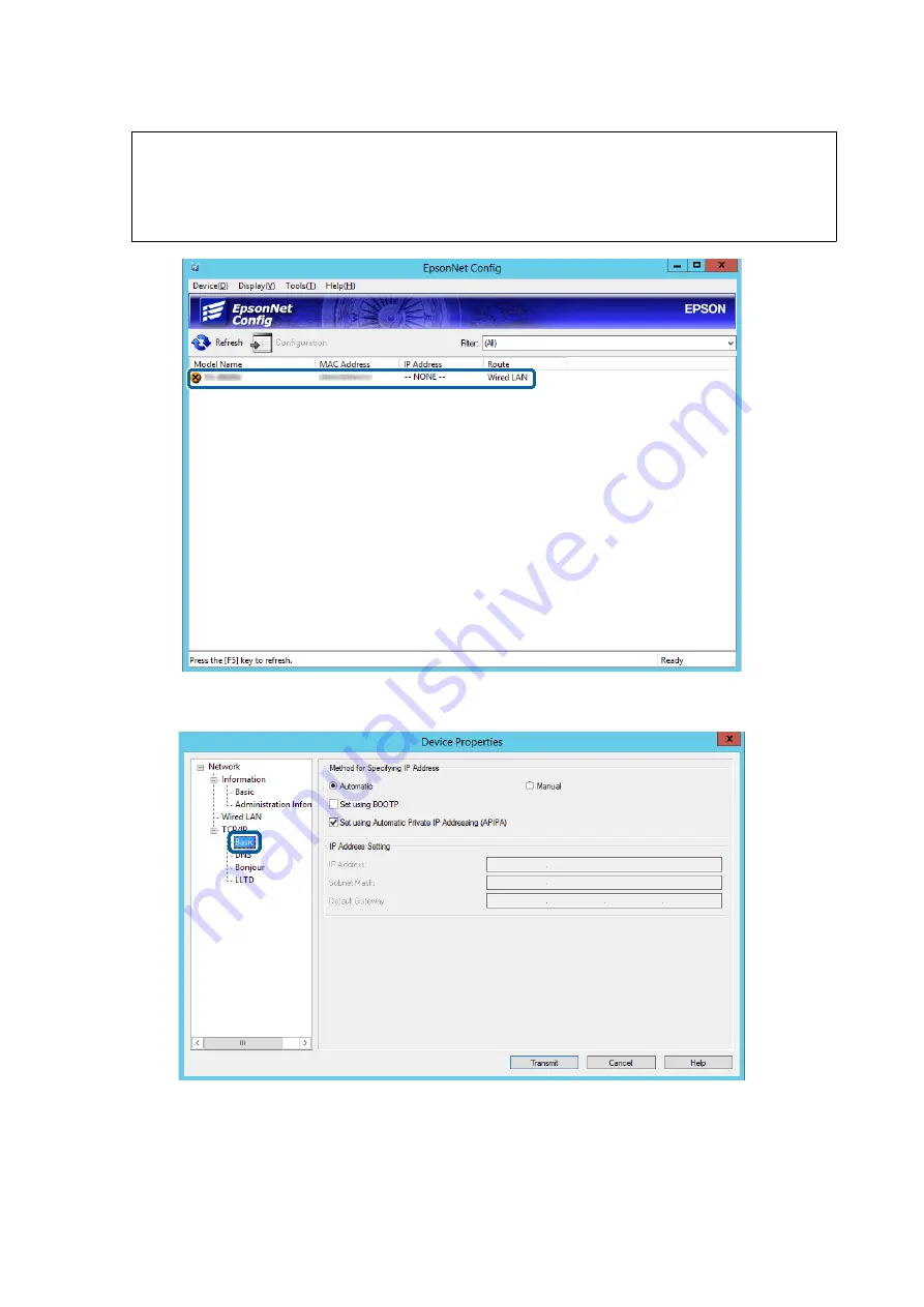 Epson LQ-780N Network Manual Download Page 15