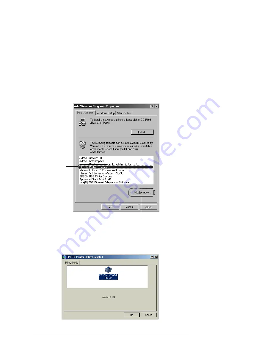 Epson LX-300+II RTP Reference Manual Download Page 68