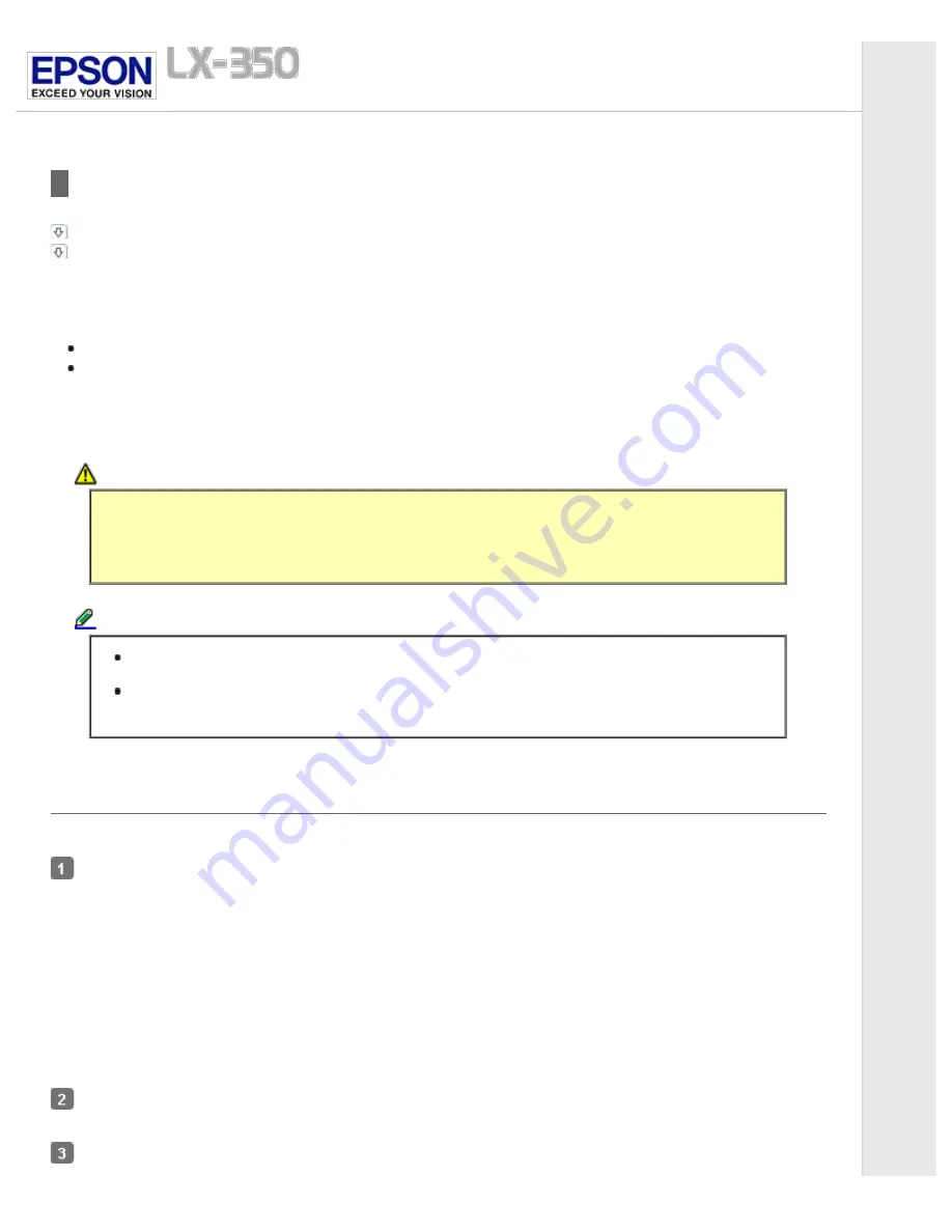 Epson LX-350 User Manual Download Page 39