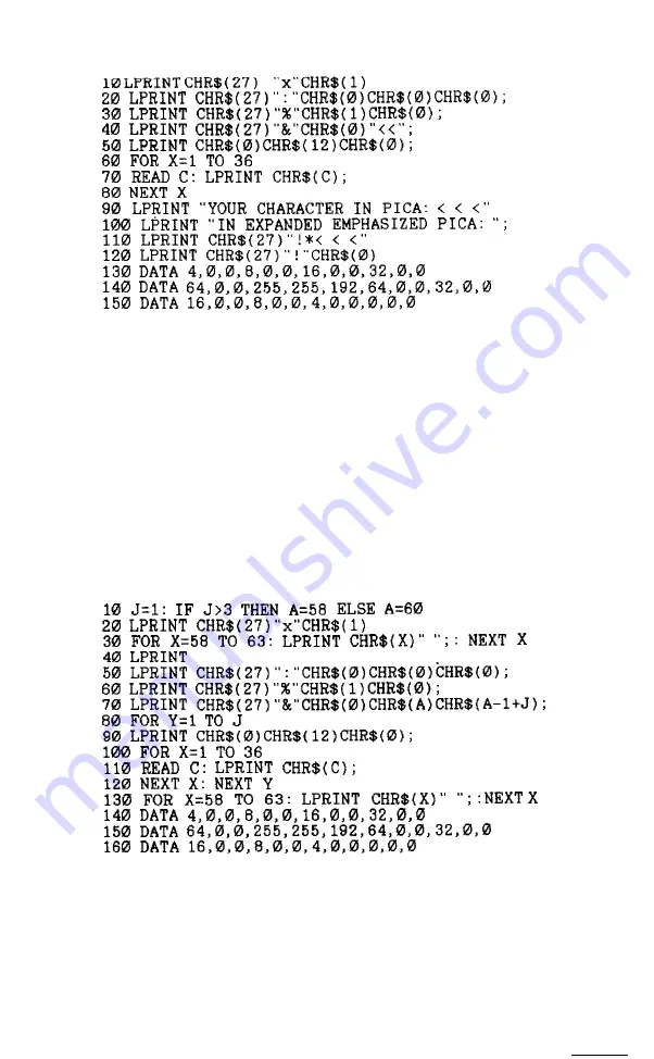 Epson LX-80 User Manual Download Page 75