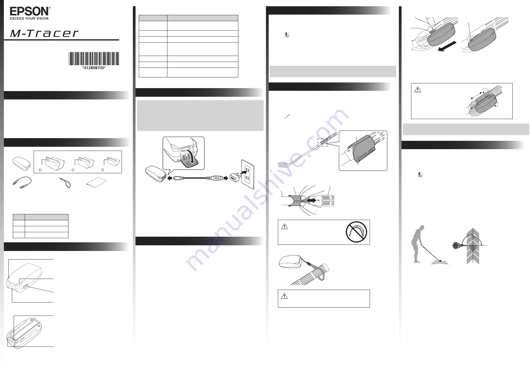 Epson M-Tracer M-S751 Скачать руководство пользователя страница 2