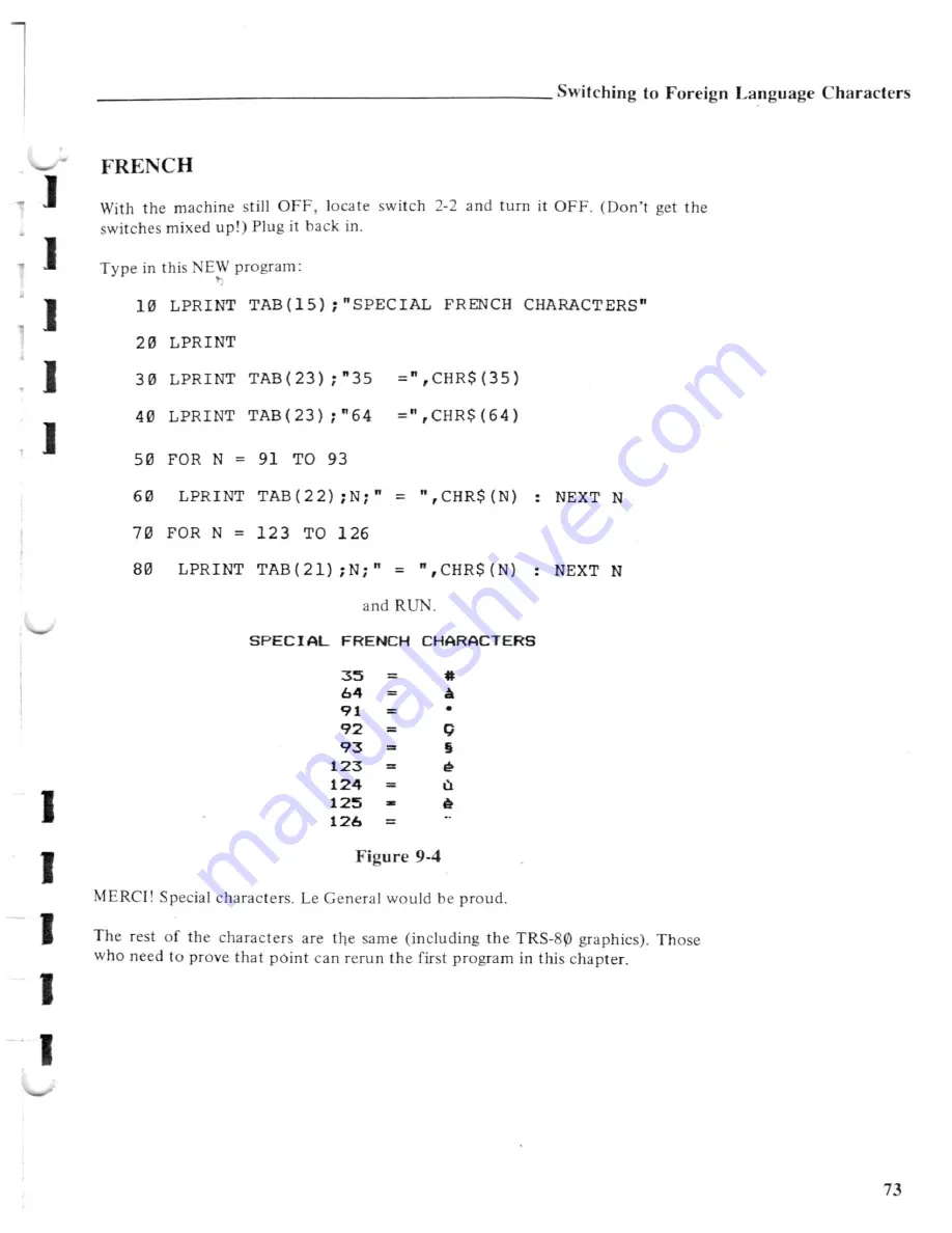 Epson MX-80 IIIF/T User Manual Download Page 71