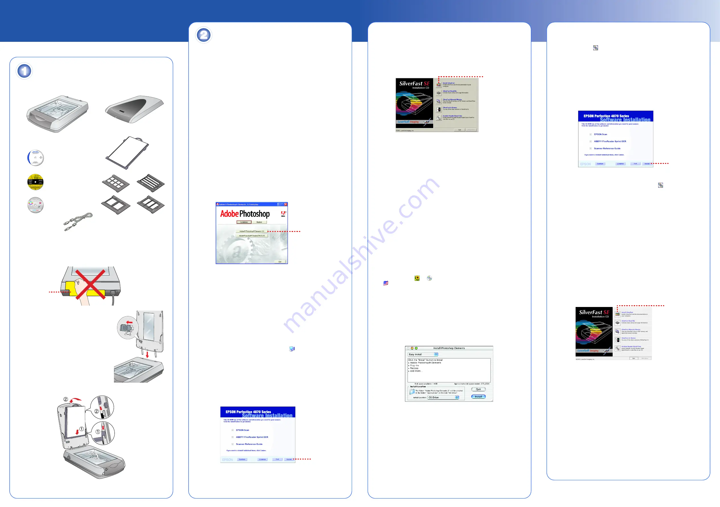 Epson Perfection 4870 Photo Start Here Manual Download Page 4