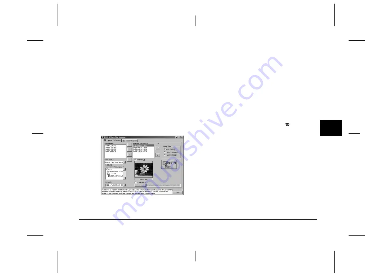 Epson Photo File Uploader3 User Manual Download Page 42