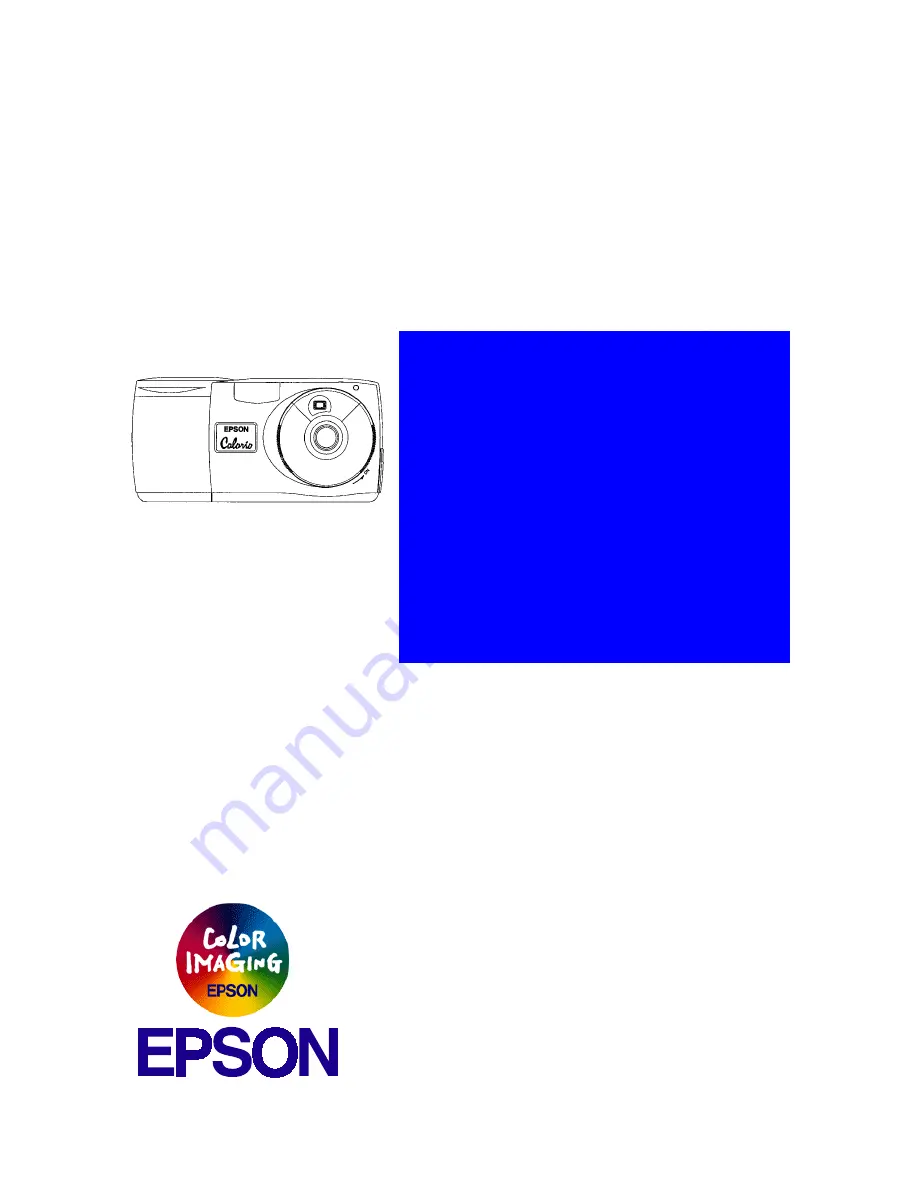 Epson PhotoPC600 Service Manual Download Page 1