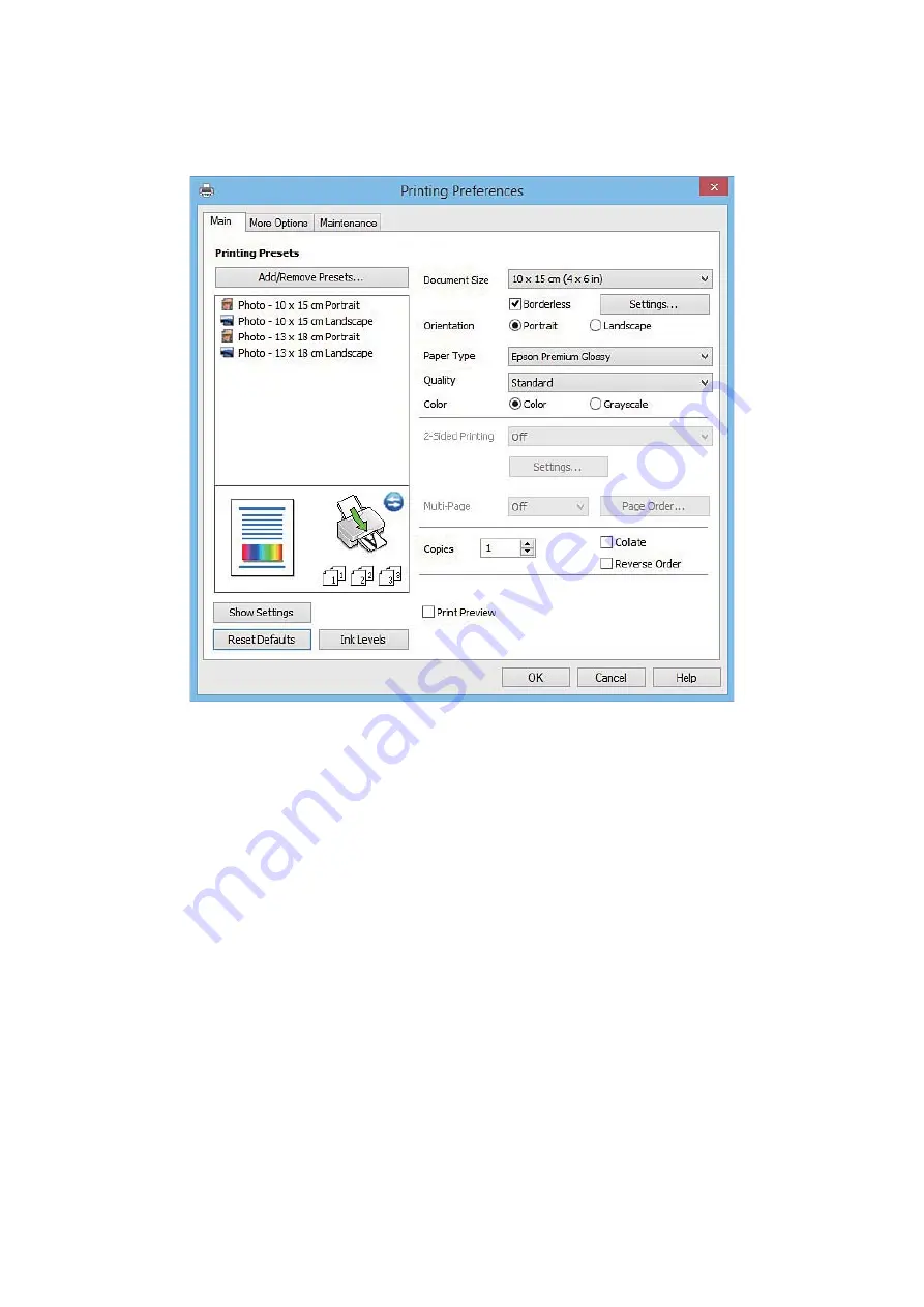 Epson PictureMate PM-401 User Manual Download Page 34