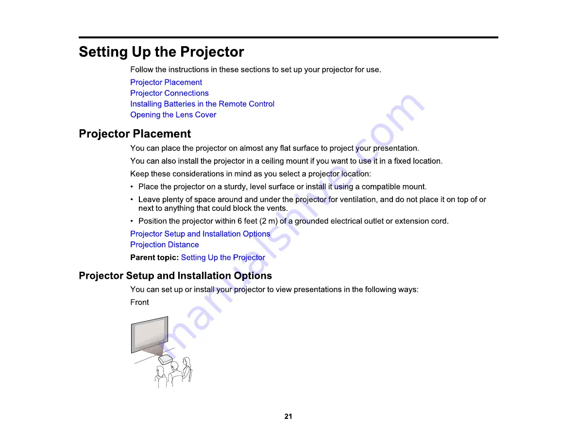 Epson PowerLite 1221 User Manual Download Page 21