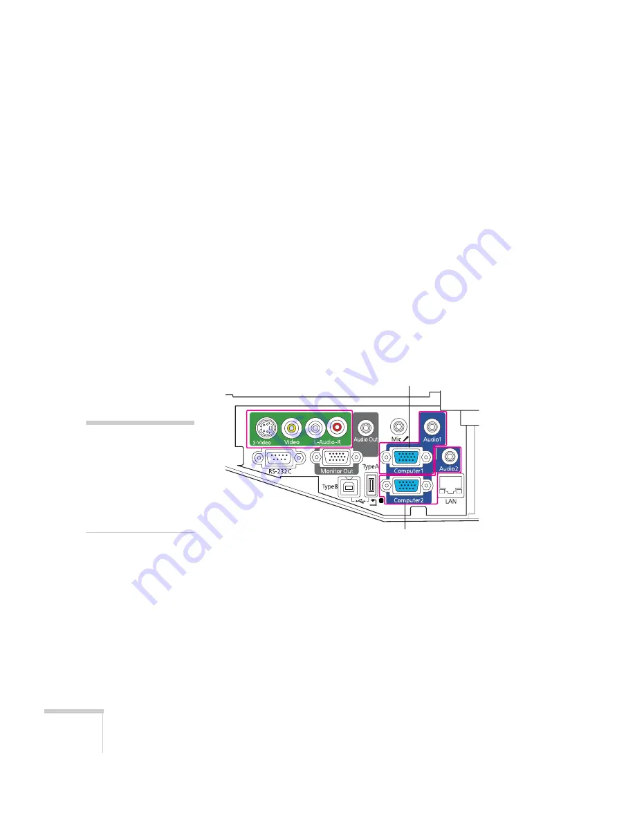 Epson PowerLite 450W Скачать руководство пользователя страница 46