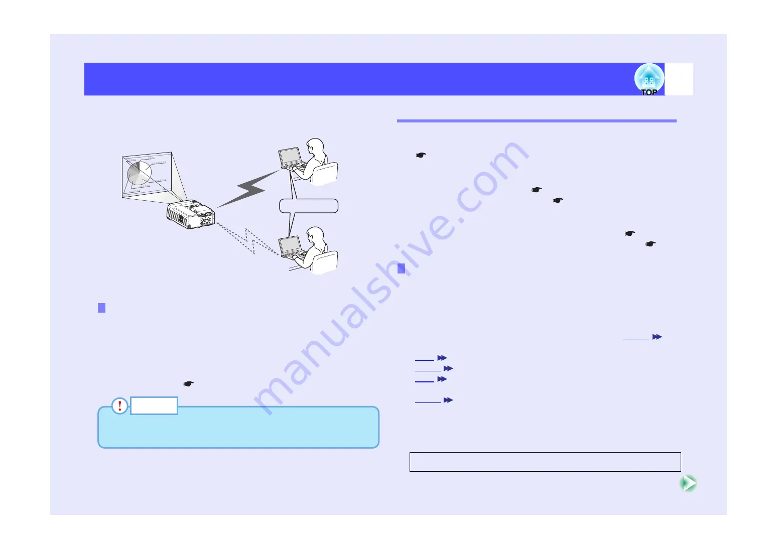 Epson PowerLite 8300i with
EasyMP.net module Software Manual Download Page 25