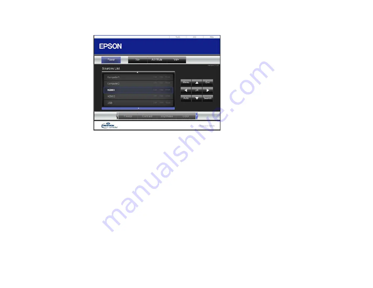 Epson PowerLite EB-800F User Manual Download Page 87