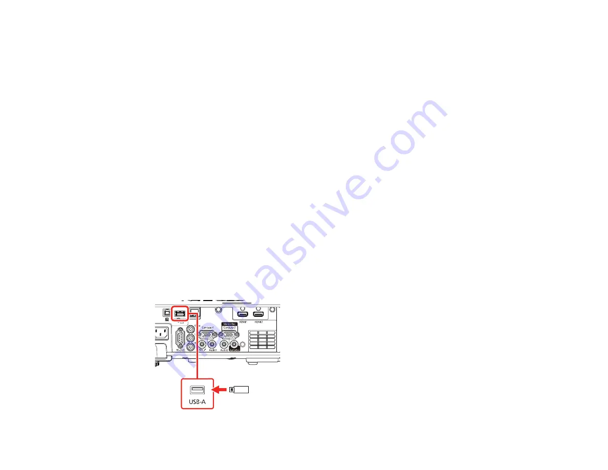 Epson PowerLite EB-L200SW User Manual Download Page 184