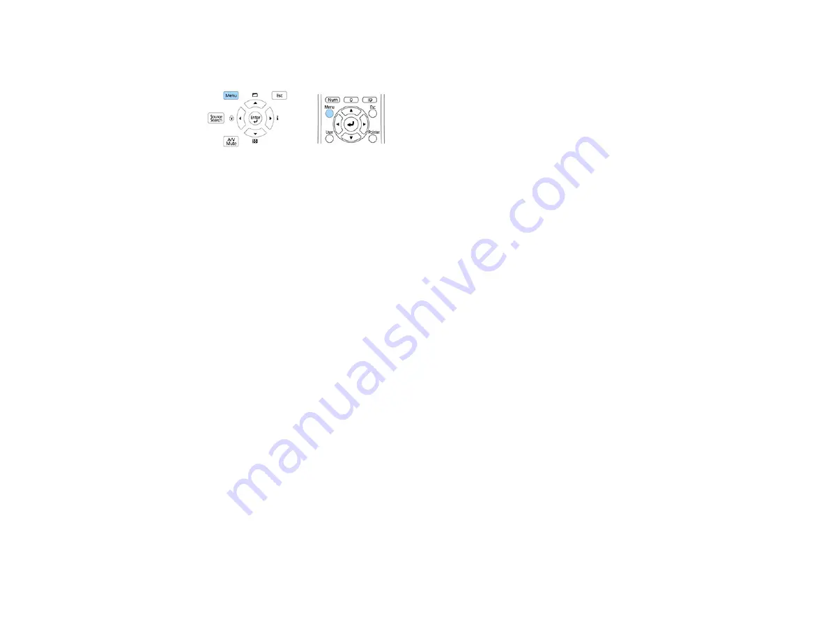 Epson PowerLite L400U User Manual Download Page 179