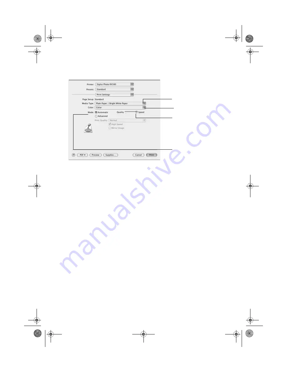 Epson RX580 - Stylus Photo Color Inkjet Скачать руководство пользователя страница 60