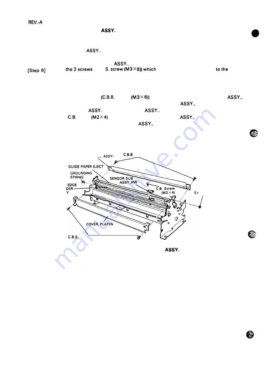 Epson SQ-1170 Service Manual Download Page 108