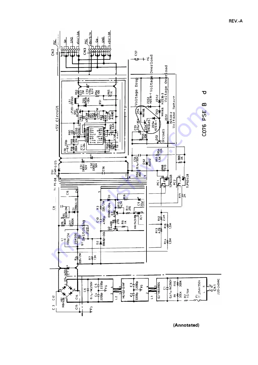 Epson SQ-1170 Service Manual Download Page 164