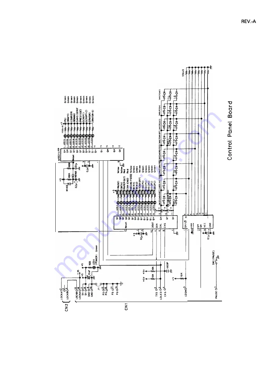 Epson SQ-1170 Service Manual Download Page 166