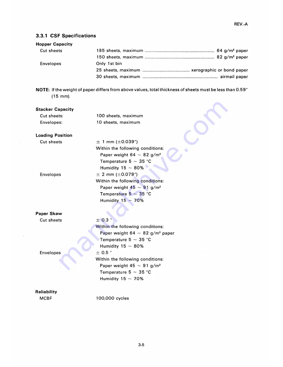 Epson SQ-B50/2550 Скачать руководство пользователя страница 149