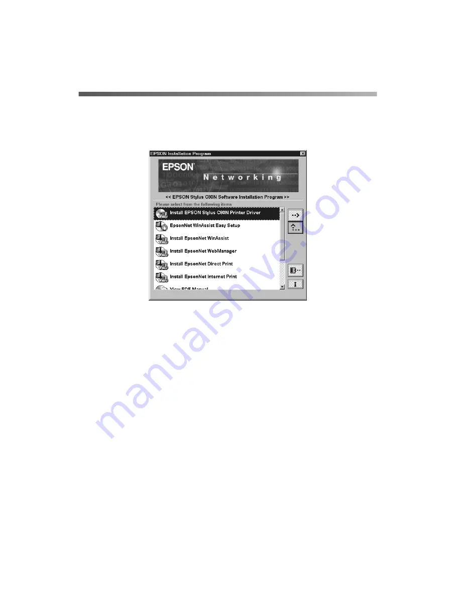 Epson Stylus C80N Setup And Installation Manual Download Page 29