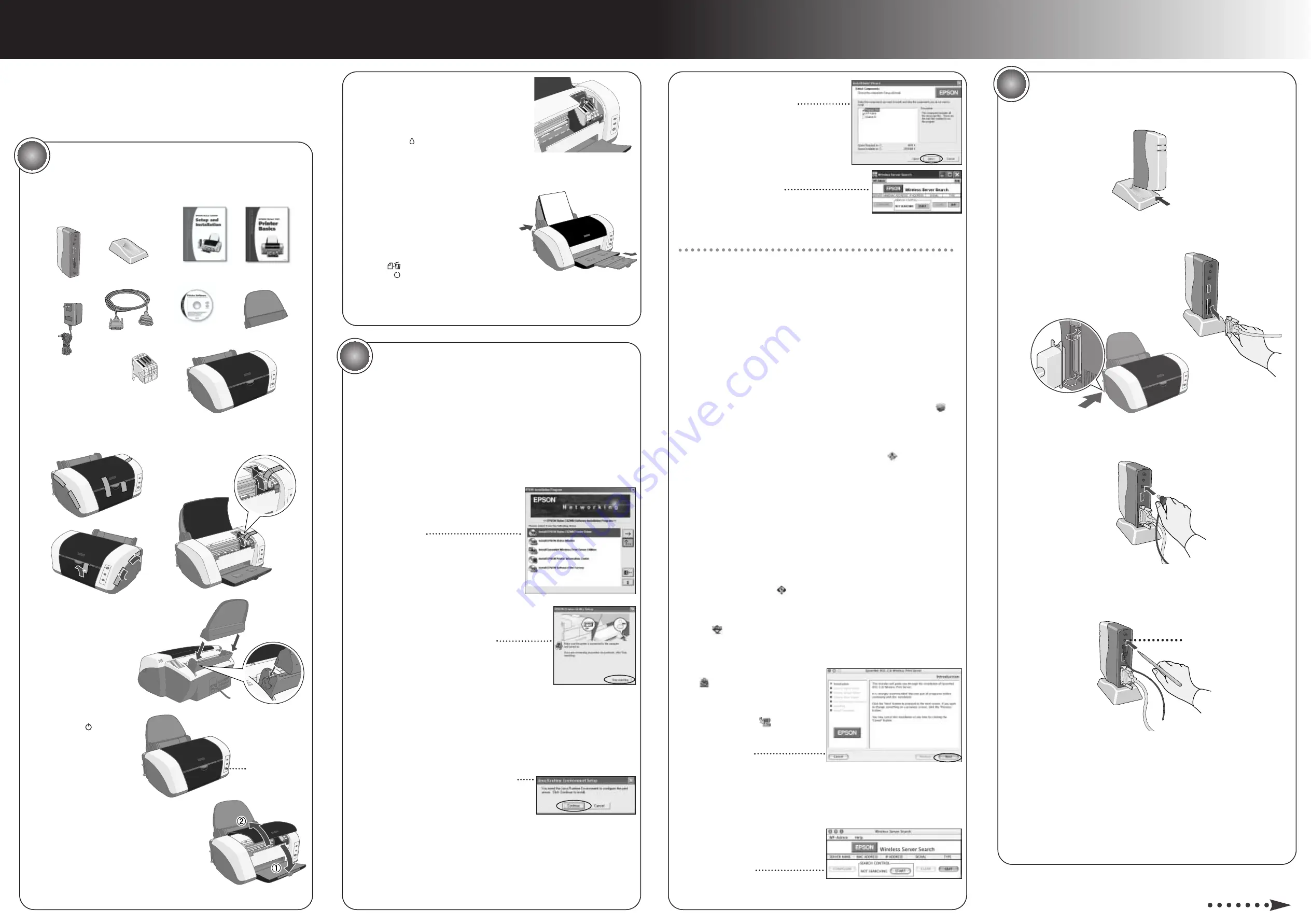 Epson Stylus C82WN Start Here Download Page 1