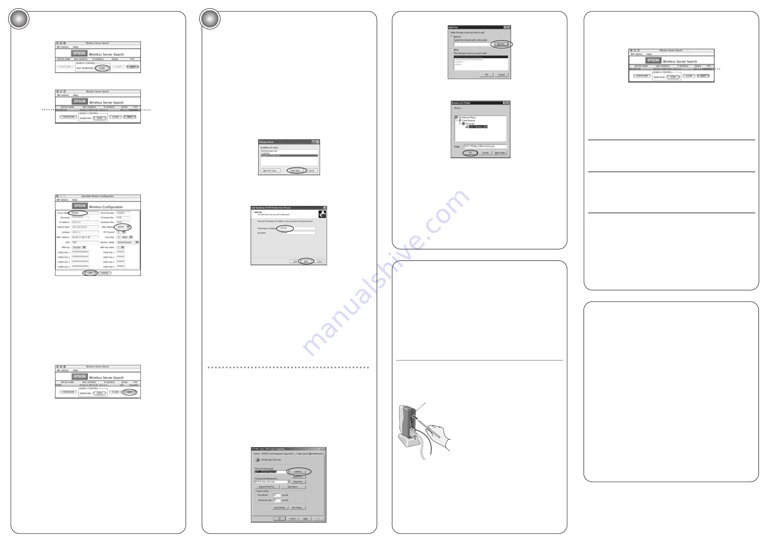 Epson Stylus C84WN Start Here Manual Download Page 8