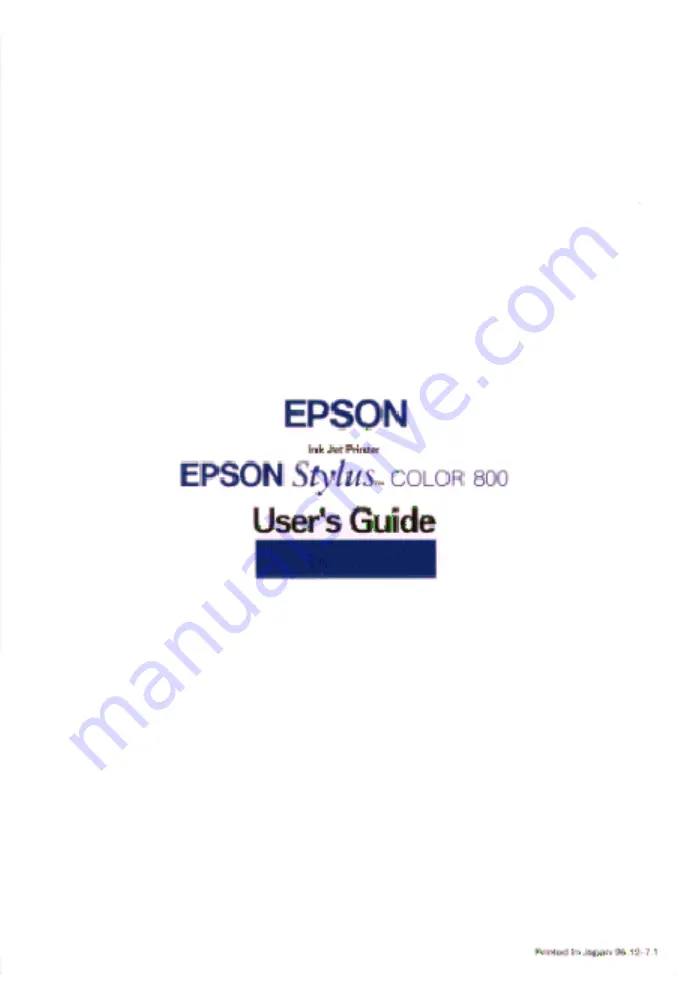 Epson Stylus Color 800 Скачать руководство пользователя страница 240