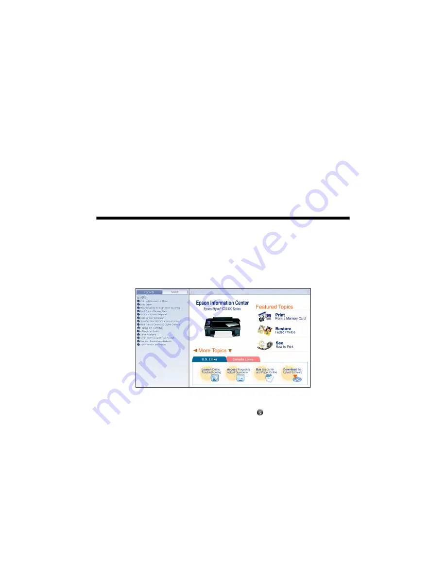 Epson Stylus CX7400 Quick Manual Download Page 34