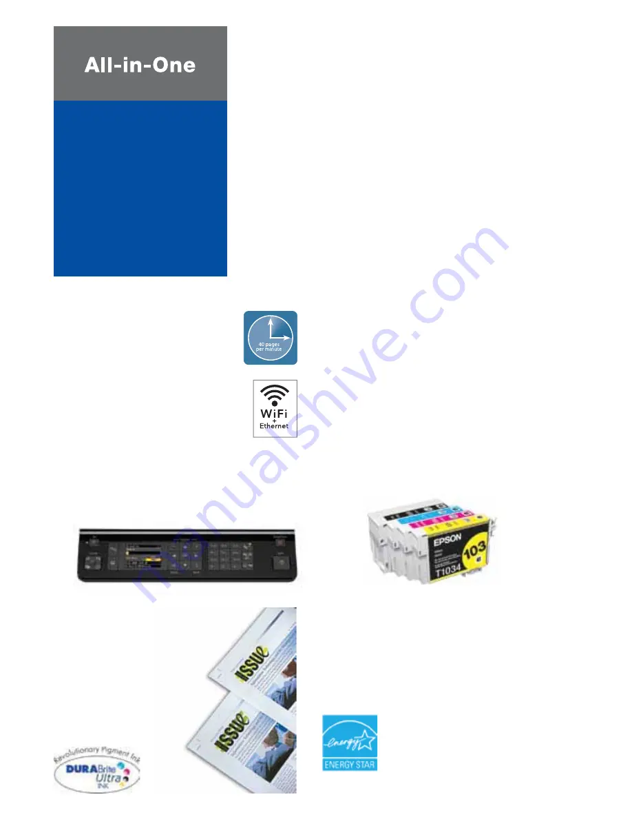 Epson STYLUS OFFICE TX610FW Series Brochure & Specs Download Page 2