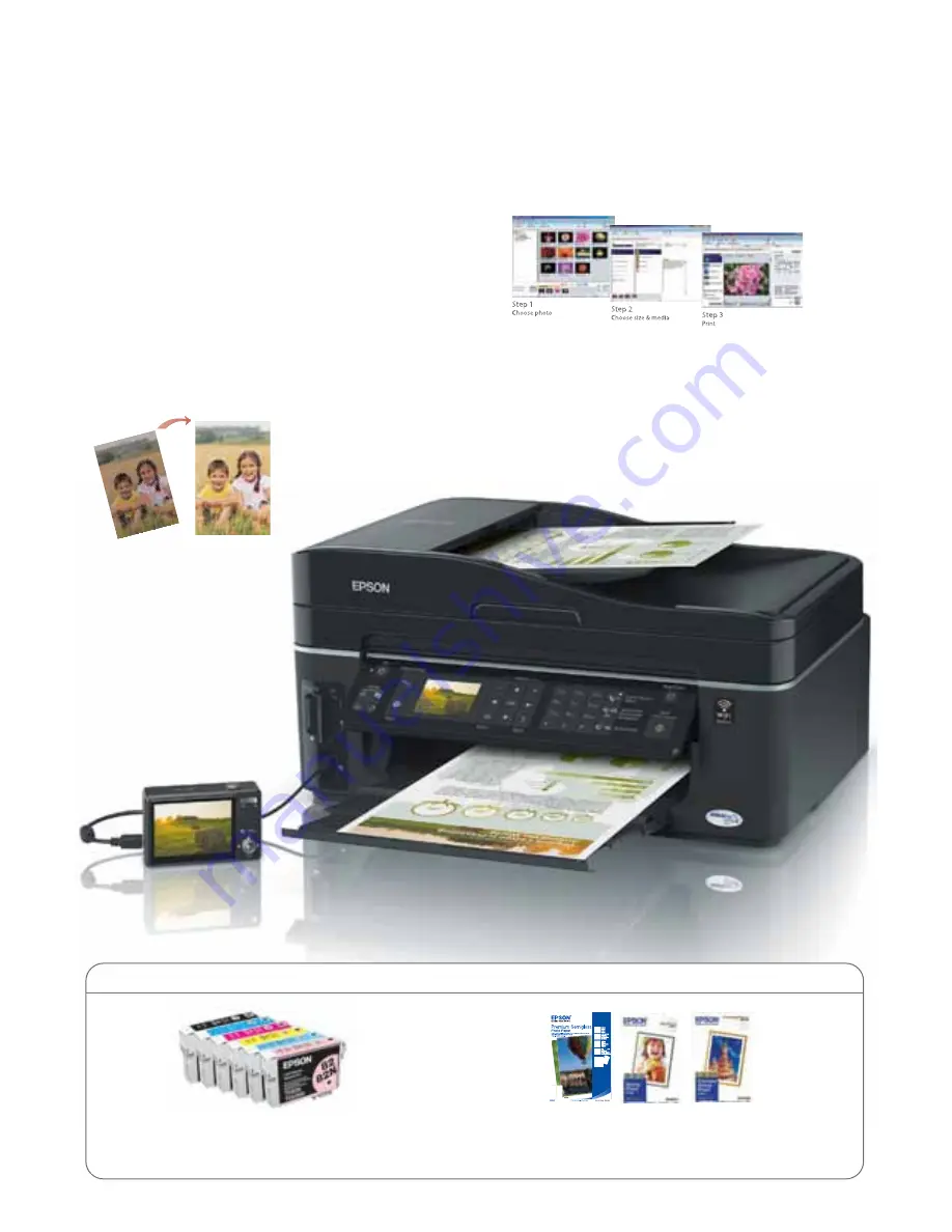 Epson STYLUS OFFICE TX610FW Series Скачать руководство пользователя страница 3