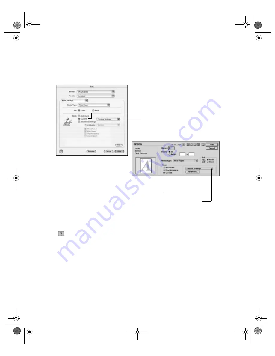 Epson Stylus Photo 825 Printer Basics Manual Download Page 53